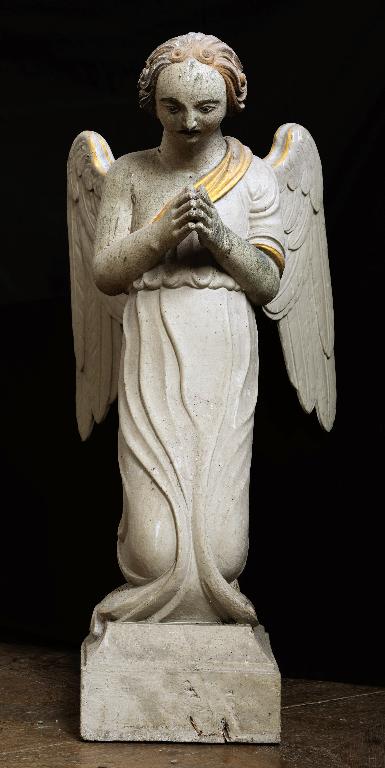Statues en pendant (demi-nature) : Anges adorateurs
