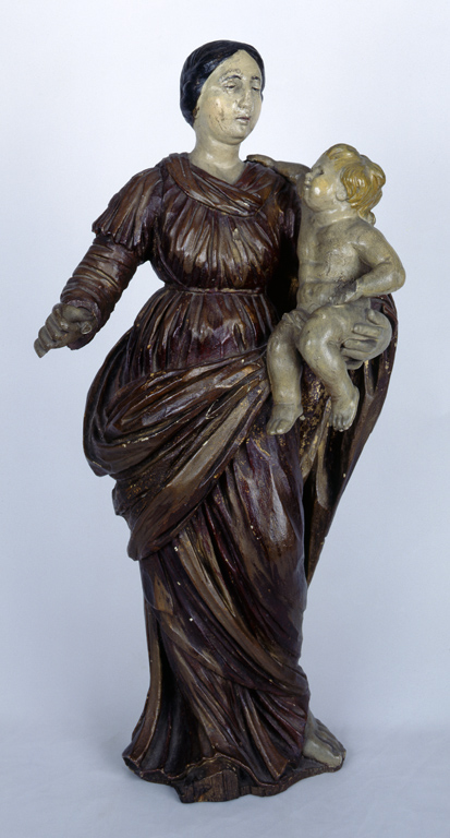 Statue (Statuette) : Vierge à l'Enfant