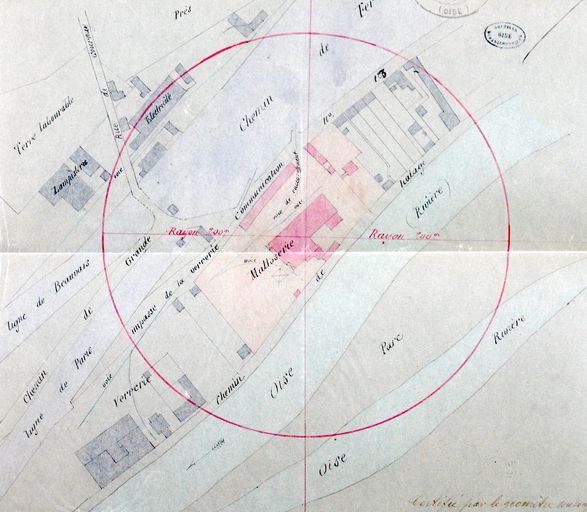 Ancienne malterie Gaytte et Duluard, puis usine métallurgique de la Société des Usines à zinc, puis de la Société anonyme des Mines et Fonderies de la Vieille-Montagne