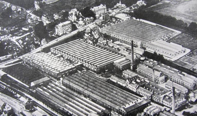 Ancien peignage de laine, puis filature et tissage de jute Saint Frères de Flixecourt