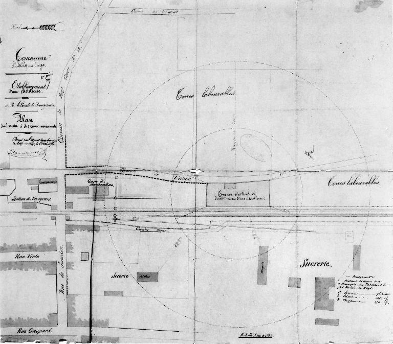 Ancienne Cie sucrière de Poix, puis Société métallurgique de Douai, puis Sté métallurgique des usines d'Ailly, puis Laminoirs de Thionville, puis Mullca, puis usine de construction métallique SICA Tubesca