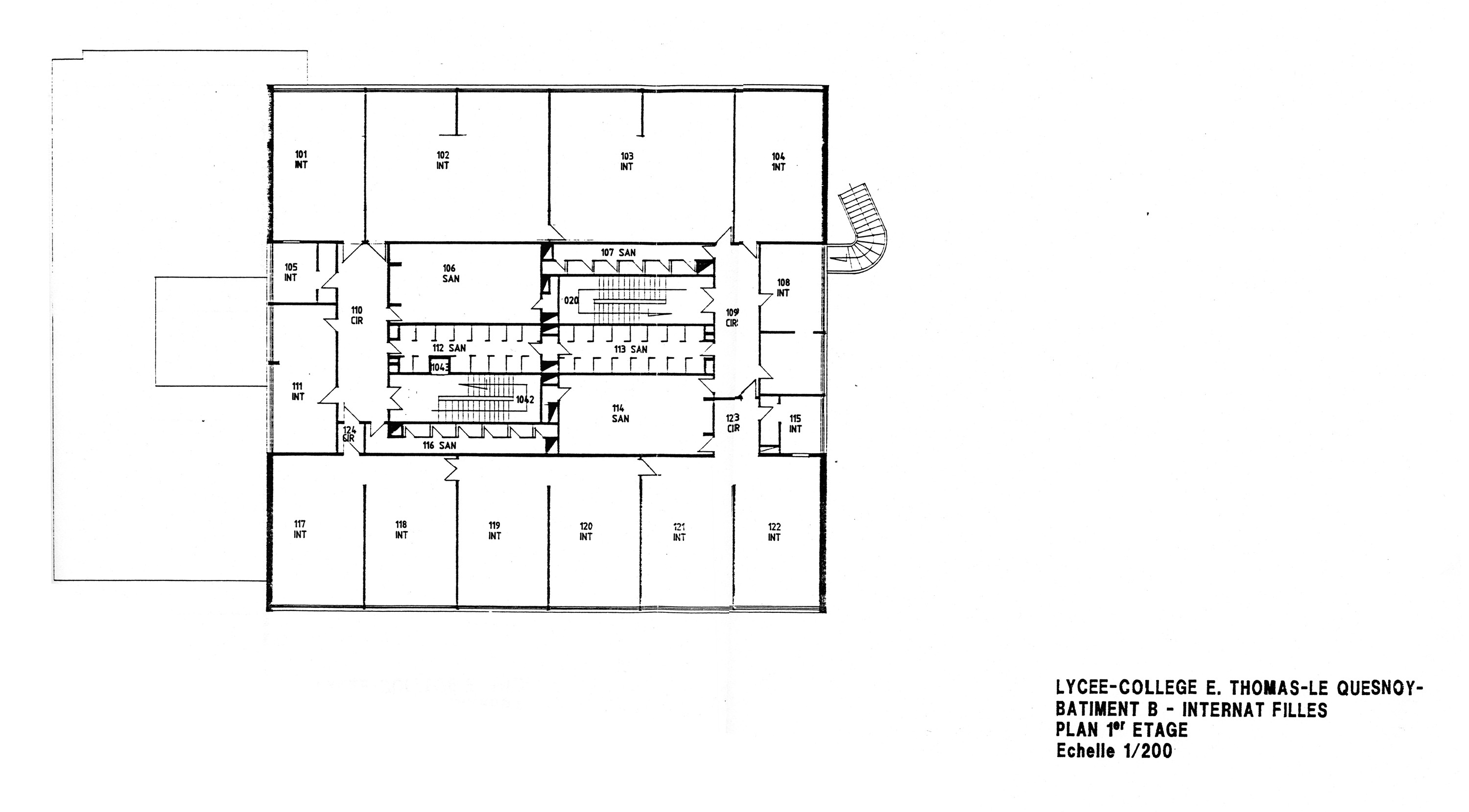 Collège, puis lycée, puis Cité scolaire Eugène-Thomas