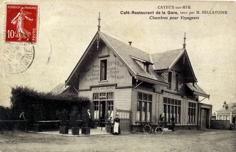Ancien café, restaurant et pension de famille dit Café de la Gare à Cayeux-sur-Mer