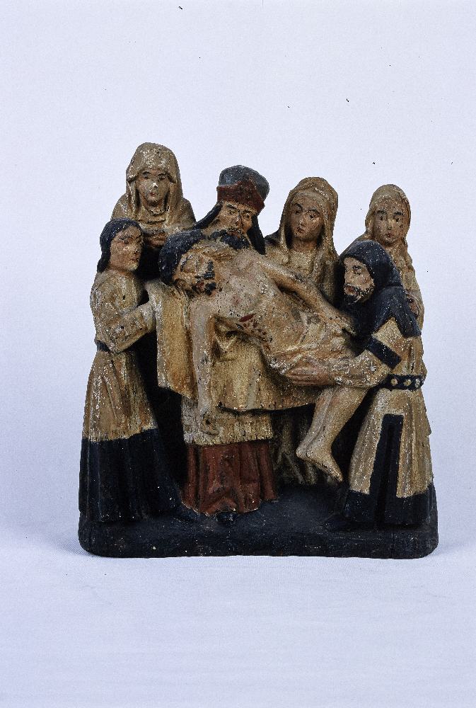 Groupe sculpté : Déposition de croix