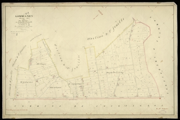 Le territoire communal de Gommegnies