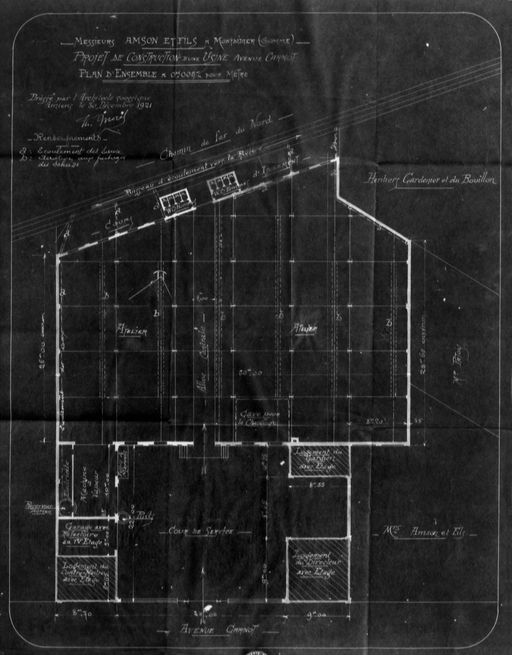 Ancienne usine de maroquinerie Amson Gaston, puis Amson et Fils (vestiges)