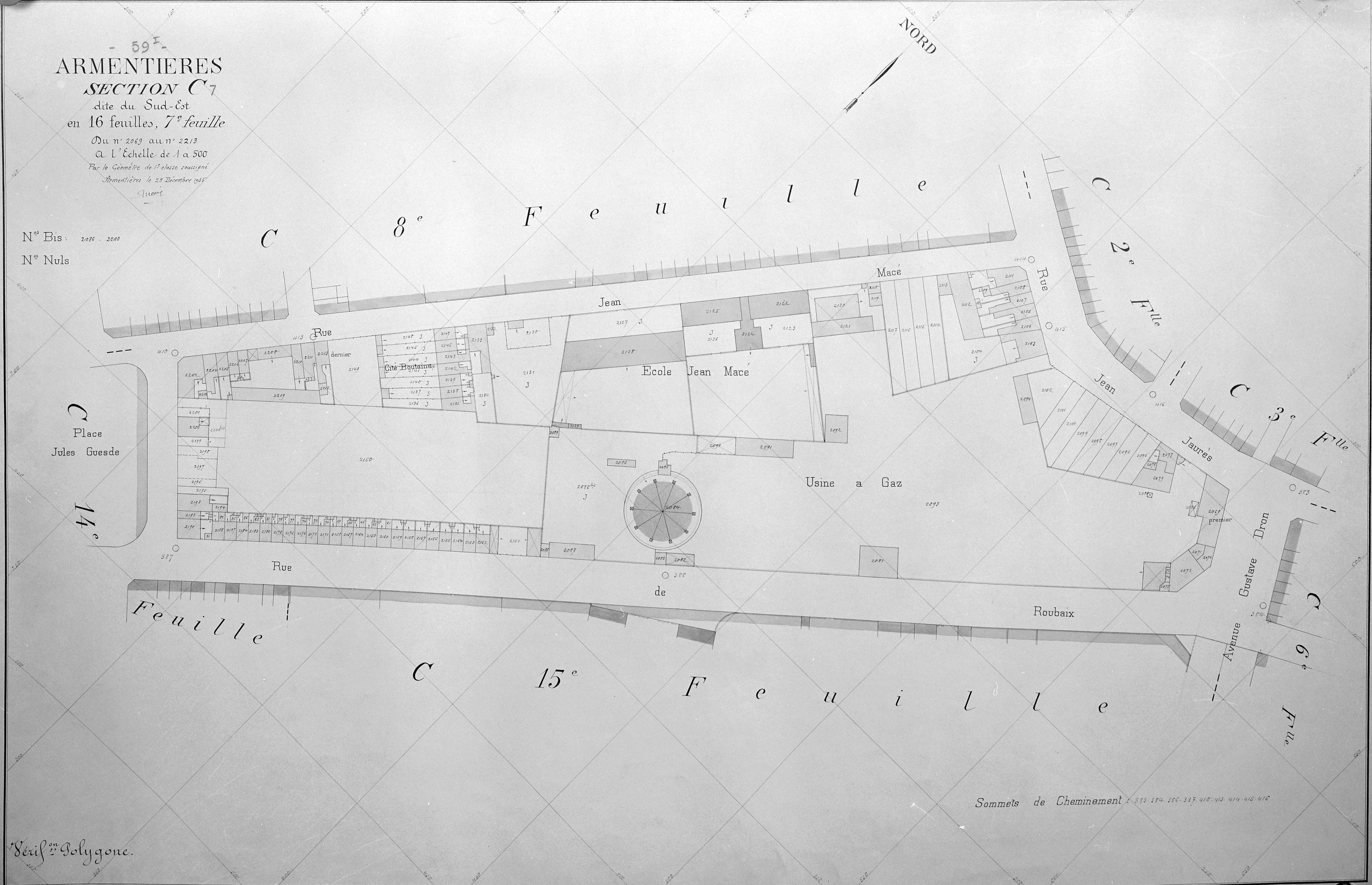 Usine à gaz dite Compagnie Continentale de Gaz, puis Gaz de France (détruit)