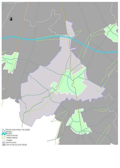 Le territoire communal de Saint-Fuscien