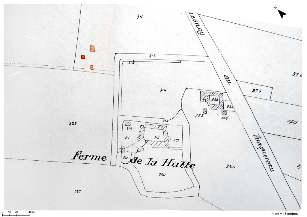 casemates et observatoire casematé (ferme de la Hutte)