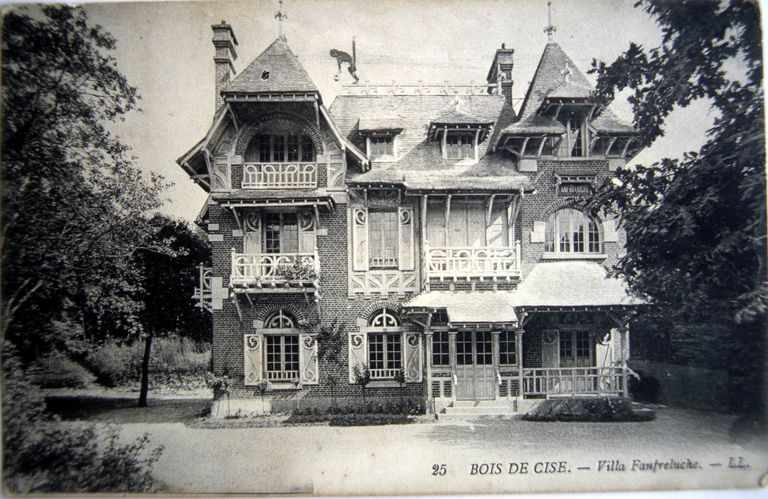 Maison de villégiature, dite Le Chat noir, puis Villa Fanfreluche, actuellement Le Manoir