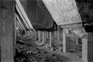 Atelier de commetage, en 1983 : vue intérieure (Ecomusée du Beauvaisis).