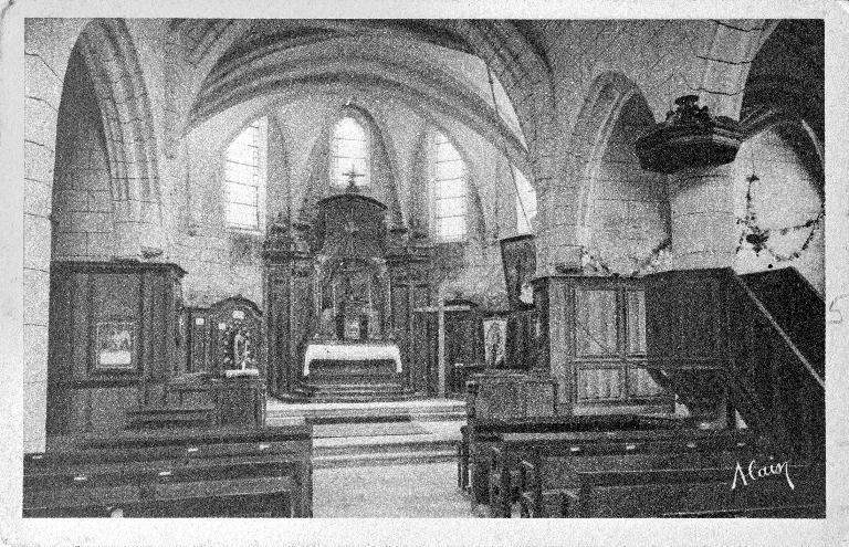 Le mobilier de l'église paroissiale Saint-Sulpice de Montgobert, dite actuellement Saint-Antoine-l'Ermite