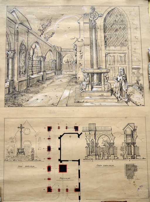 Clôture de l'enclos funéraire de la famille de Berny