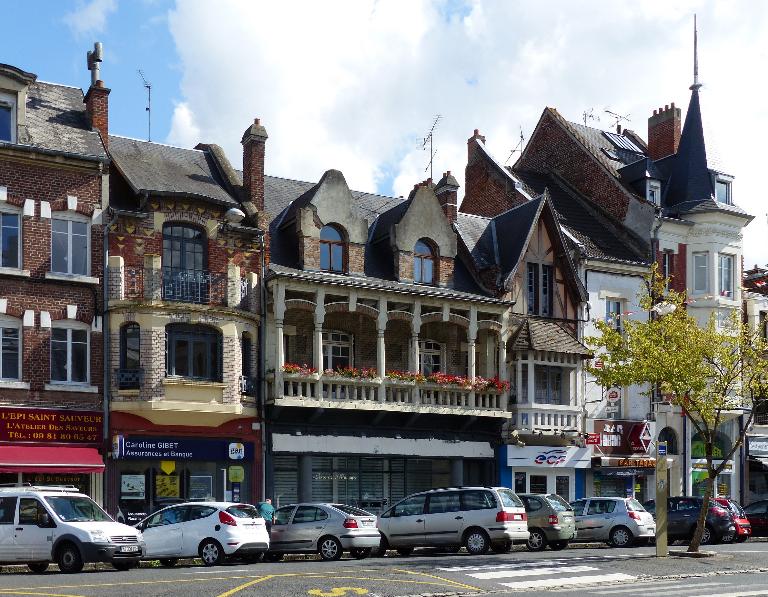 La rue Saint-Sauveur de Péronne