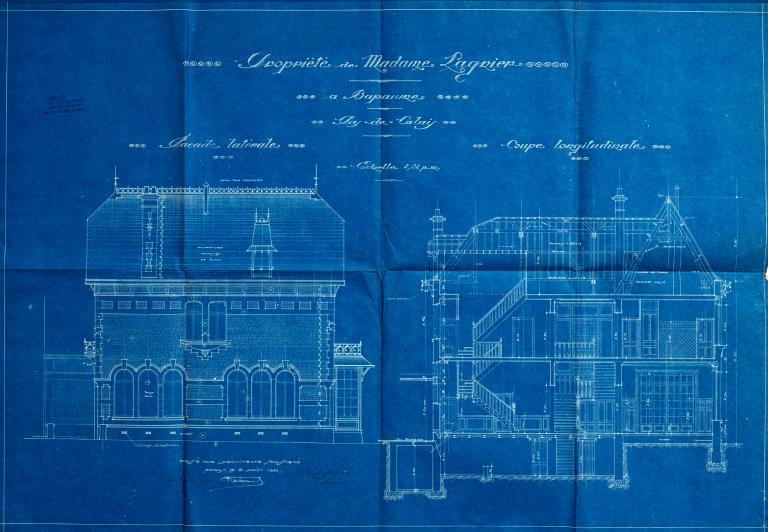 Ancien hôtel particulier, propriété de Mme Léonie-Aglaé Lagnier-Goubet, puis immeuble à logements