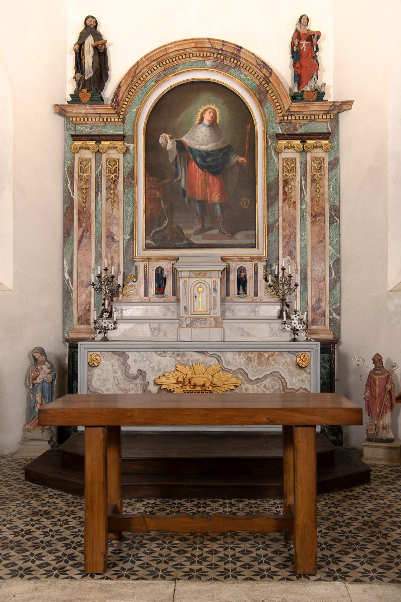 Le mobilier de l'église paroissiale Saint-Louis de La Neuville-Saint-Pierre