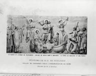 Projet non réalisé de trois peintures murales : L'arrivée de la statue miraculeuse à Boulogne, les pèlerins illustres de Notre-Dame de Boulogne, Construction de l'église Notre-Dame