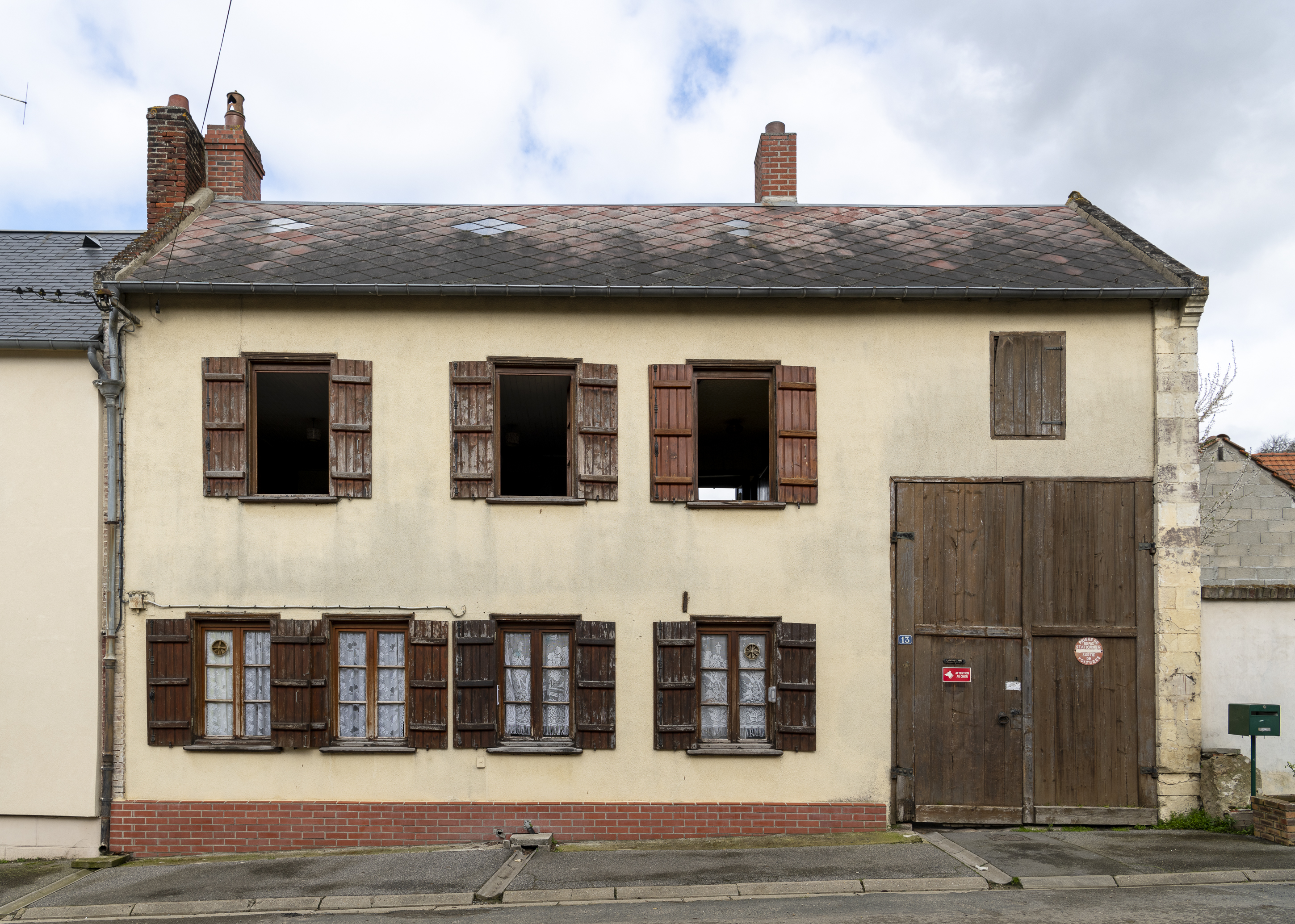 L'habitat du village de Bonneuil-les-Eaux