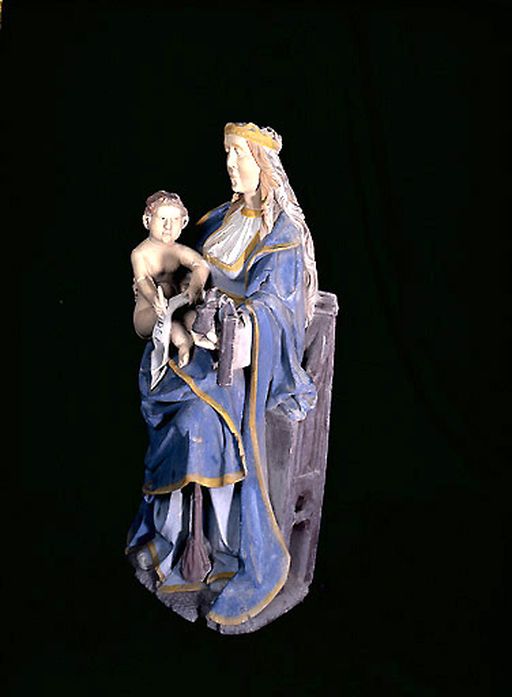 Statue (demi-nature) : Vierge à l'Enfant, 1