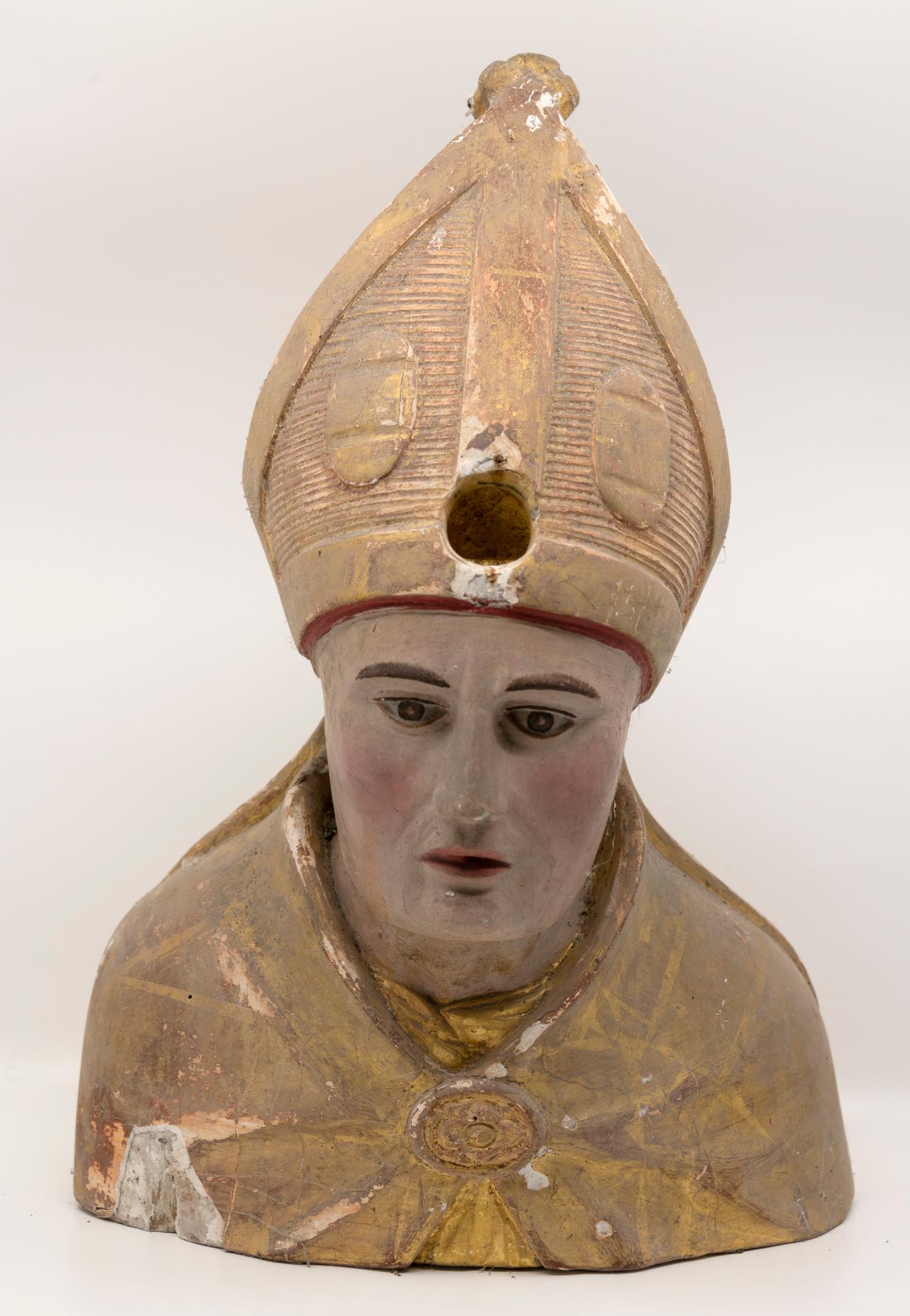 Buste-reliquaire de saint Léger (?)