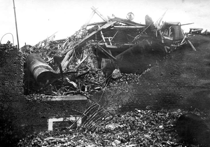 Ancien apprêt des étoffes, de blanchiment et de teinturerie Oscar Keller, puis Blanchisserie Saint-Quentinoise (Flamant, Evrard et Cie)