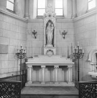 Autels et retables : autels secondaires de la Vierge et de saint Joseph