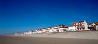 Le front de mer de la station balnéaire de Fort-Mahon-Plage