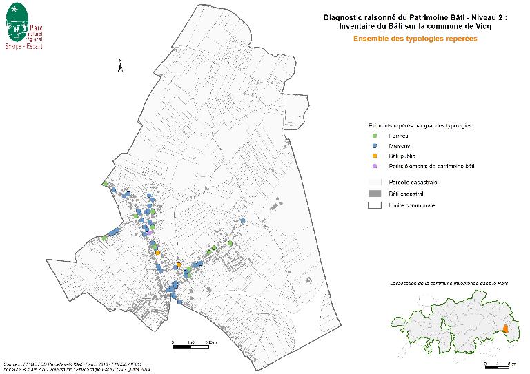 Le territoire communal de Vicq