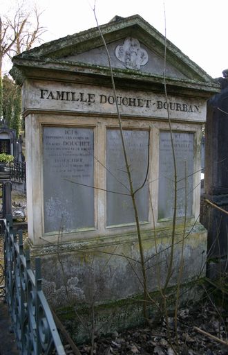Tombeau (stèle funéraire) de la famille Douchet-Bourban