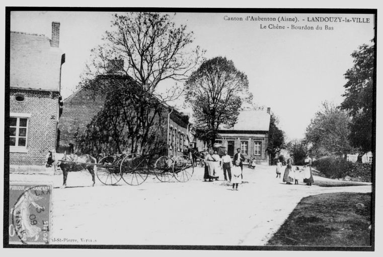 Le canton d'Aubenton : le territoire de la commune de Landouzy-la-Ville