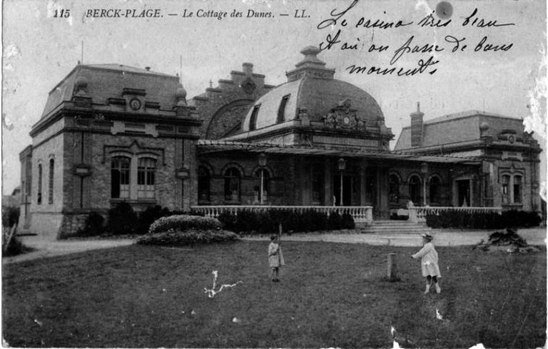 Ancien casino, dit des Lapins, puis hôtel de voyageurs et hôpital marin dit cottage des Dunes