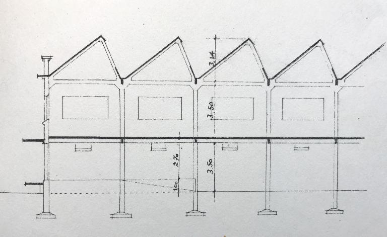 Ancienne usine de bonneterie Blais-Mousseron, puis Blais-Mousseron, L. Villeminot et Rondeau (B.V.R.)