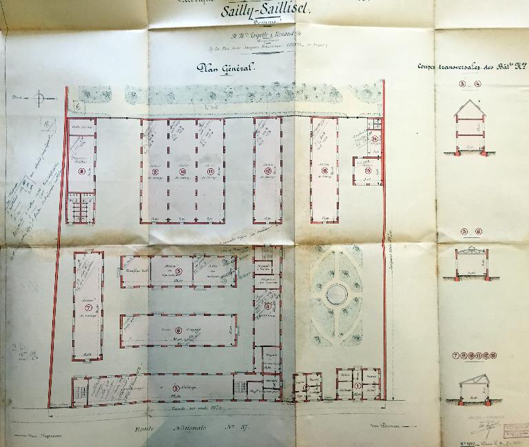 Ancien tissage de soie, dit Fabrique Française de Gazes à bluter Tripette et Renaud Fils (détruit)