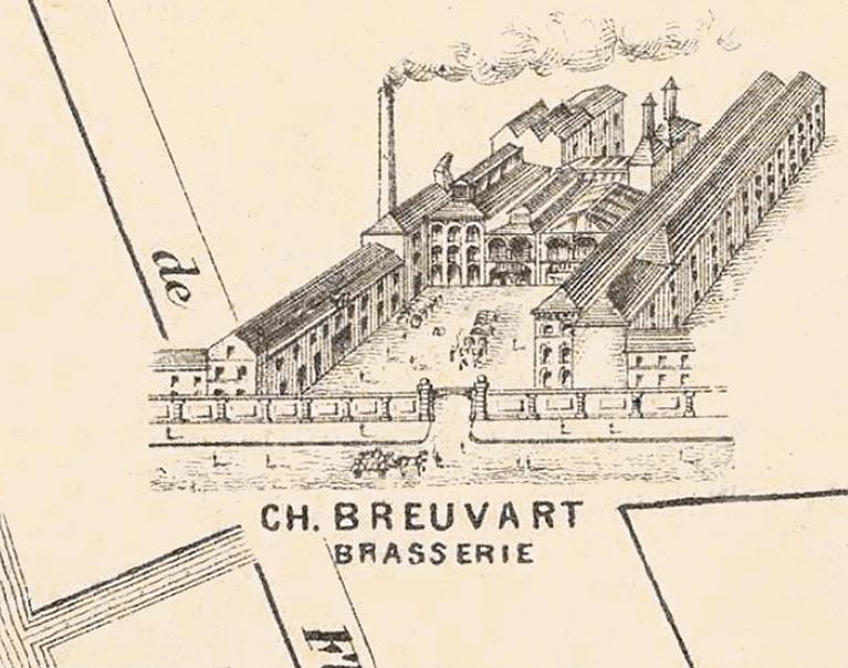 Brasserie Breuvart Frères, puis Charles Breuvart-Despretz (détruite)