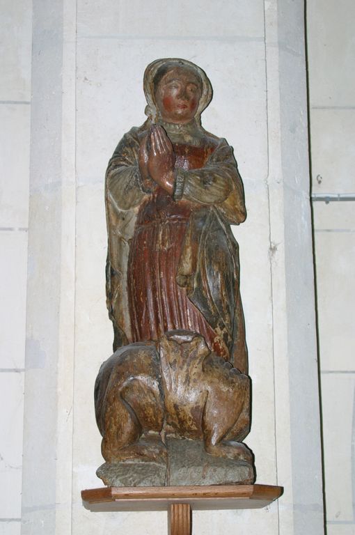 Statue : sainte Marthe et la tarasque