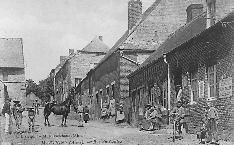 Le canton d'Aubenton : le territoire de la commune de Martigny