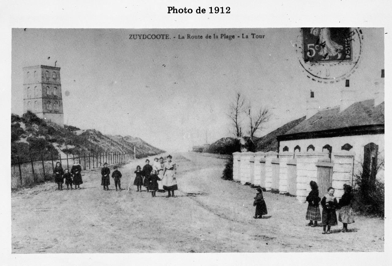 Église paroissiale Saint-Nicolas, puis tour d'observation des Sables, puis sémaphore, puis blockhaus (détruit)