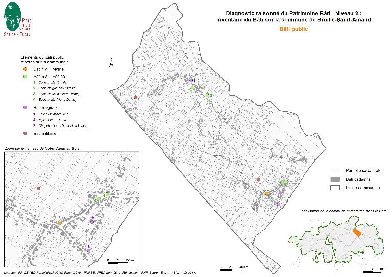 Le territoire communal de Bruille-Saint-Amand