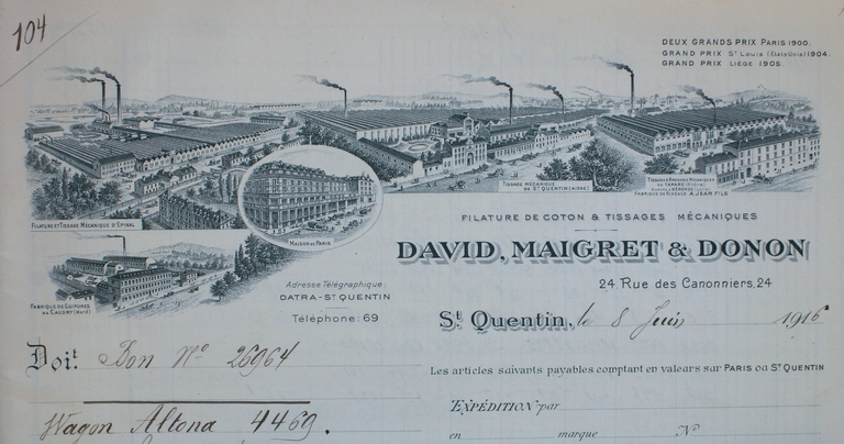 Ancienne maison de commerce Samuel Joly, puis David, Troullier et Adhémar, puis David et Maigret