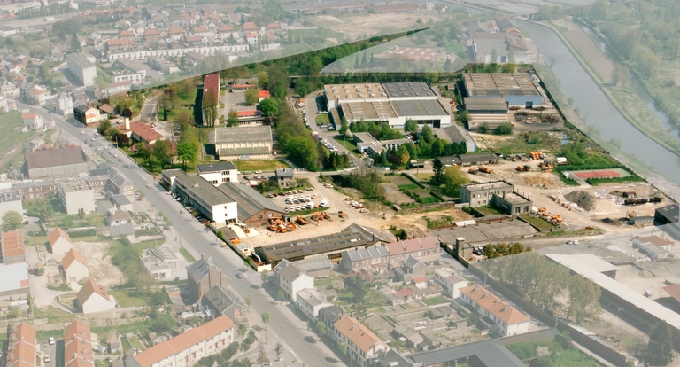 Ancienne usine de Rocourt (distillerie de mélasse et raffinerie Massy-Dècle, puis de l'Union Sucrière de l'Aisne)