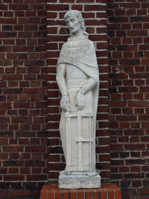 Ensemble de deux statues : Vierge à l'Enfant ; Saint Joseph