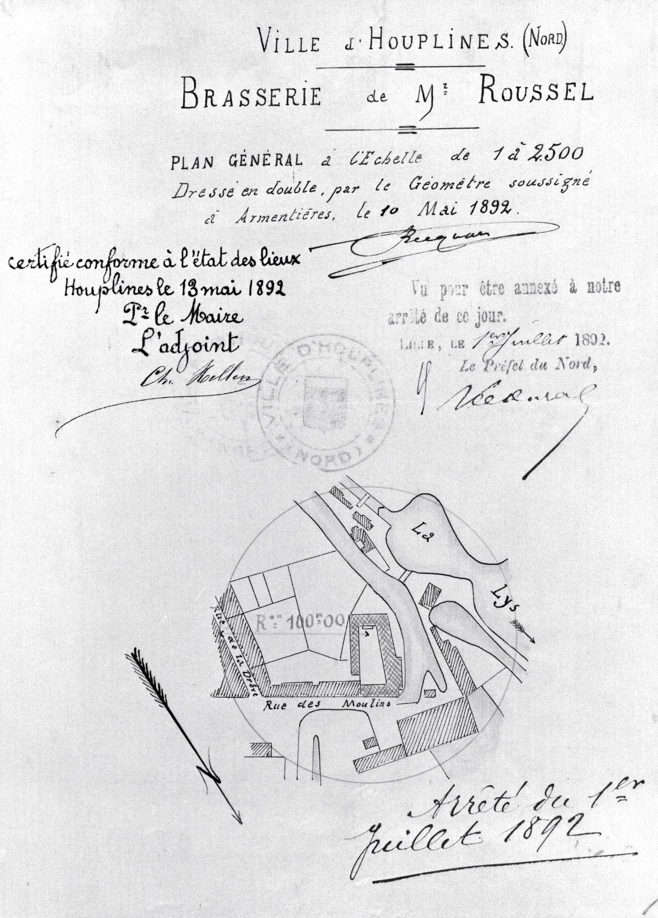 Brasserie et malterie Roussel, puis Roussel Frères, puis Roussel-Delobel fils, actuellement immeuble à logements