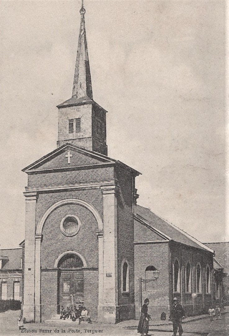 Ancienne église Saint-Fiacre de Tergnier (première église détruite)