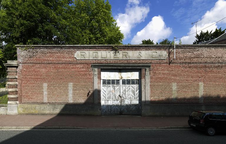 Ancienne usine de serrurerie et fonderie Charles Guerville, puis Ch. Guerville Fils et Riquier Frères, puis Guerville, Riquier et Cie puis usine de serrurerie Bricard