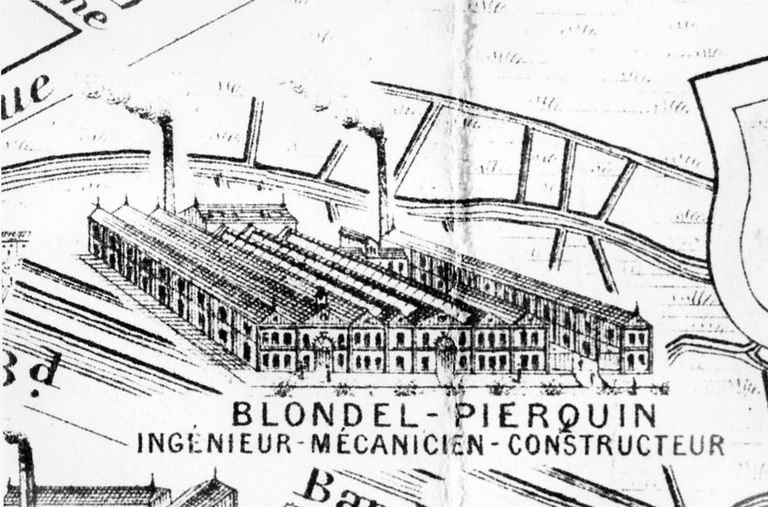 Usine de construction mécanique Alphonse Blondel, devenue Blondel-Pierquin puis Blondel-Crépin, usine de matériel industriel, dite Etablissements Blondel