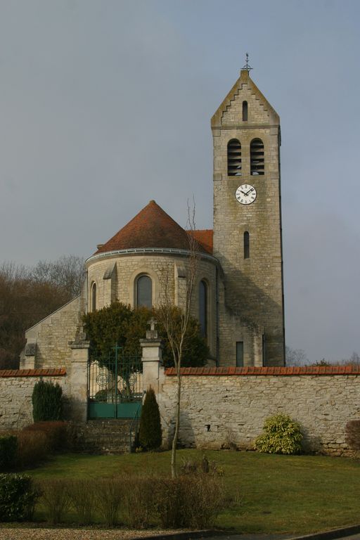 L'église paroissiale Saint-Évence de Chermizy-Ailles et son cimetière