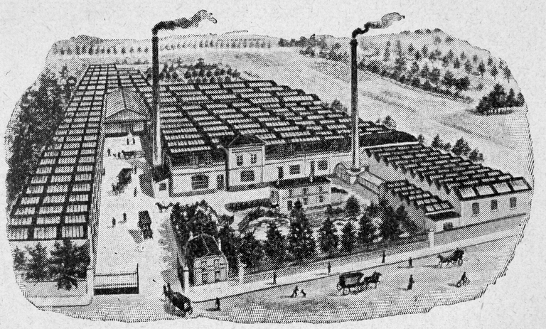 Ancien tissage de guipure Sébastien, usine de confection Comoditex et imprimerie