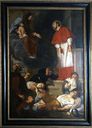 Tableau : Saint Charles Borromée intercédant pour les pestiférés (Apparition de la Vierge à Charles Borromée pendant la peste de Milan)