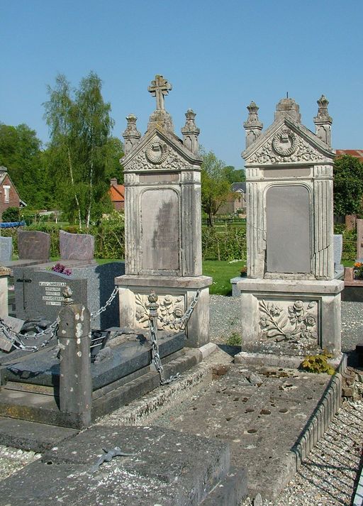 Église paroissiale Saint-Sulpice et cimetière de Ribeaucourt