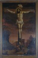 Tableau d'autel : Christ en croix